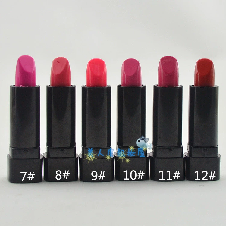 12 gói Beauty MA MAYACHER thỏi son mẫu mini Son môi chống thấm nước dưỡng ẩm không dễ tẩy - Son môi black rouge a12