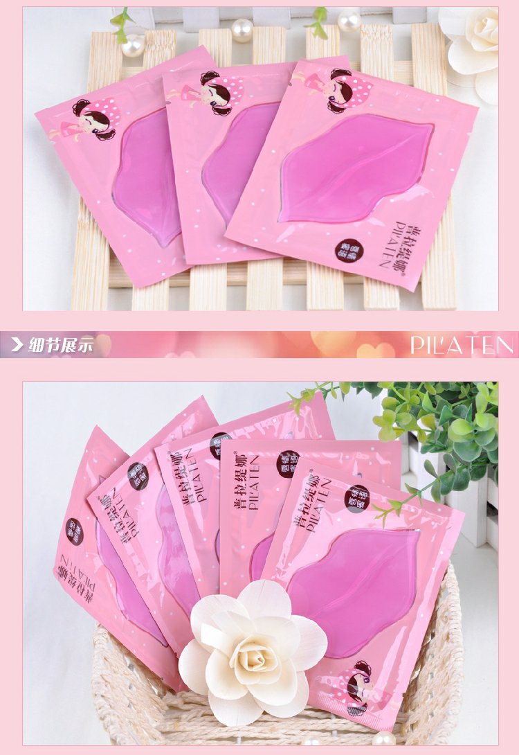 30 Piece Pula Gina Lip Mask Dưỡng ẩm dưỡng ẩm cho môi Môi Màu tẩy tế bào chết Chăm sóc môi son dưỡng có màu giá học sinh