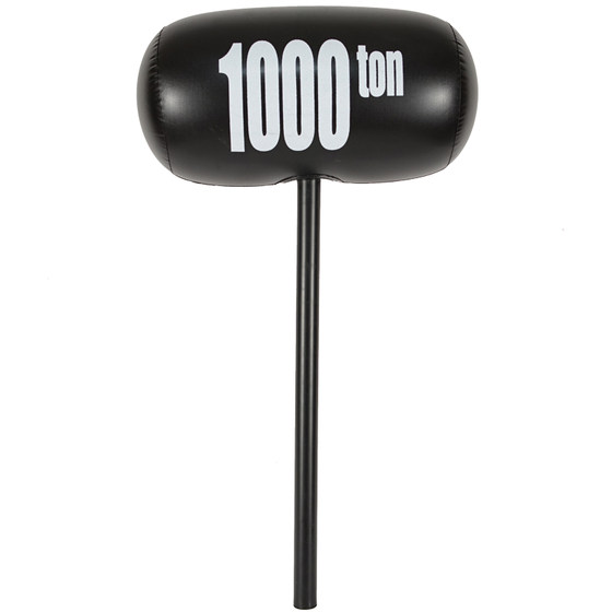 充气锤子大号榔头互动玩具卡通气球敲打气锤塑料打人道具铃铛惩罚