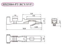 HXH Red Star plug-in SYP-21PT HX25064-21PT terminal connector with 8000 units