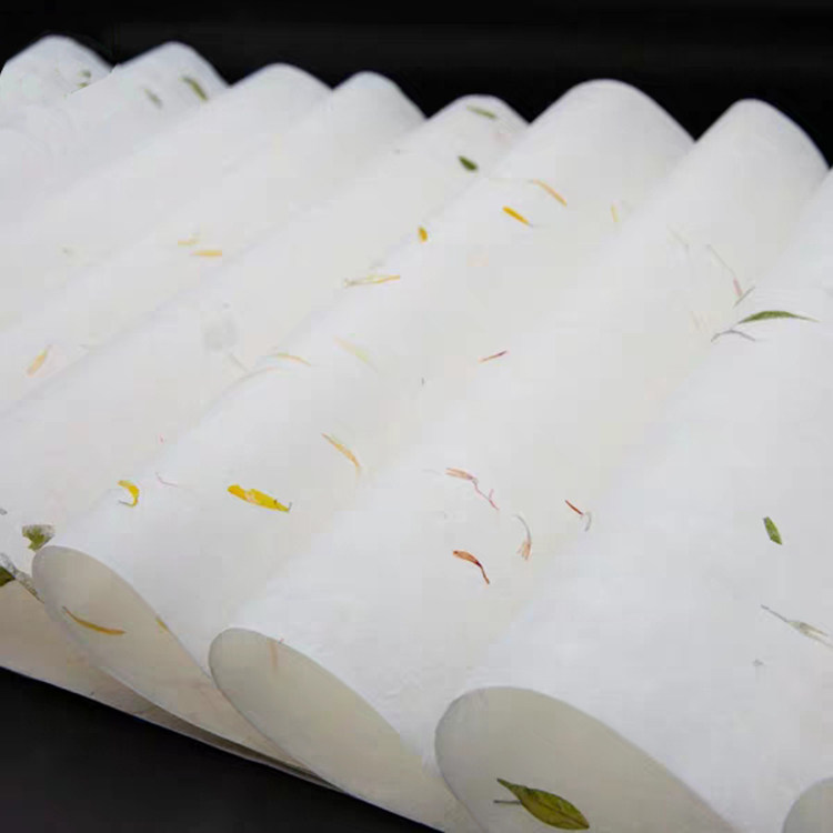 Handmade flower and grass paper Plants Yunlong letterhead Letterpaper Retro Typewriter available with creatine grain new small crowdart