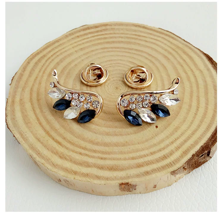 Một cặp Brothers áo giá cổ nhỏ pin trâm nút pin máu Hàn Quốc phụ kiện corsage pin cổ áo hoa khóa