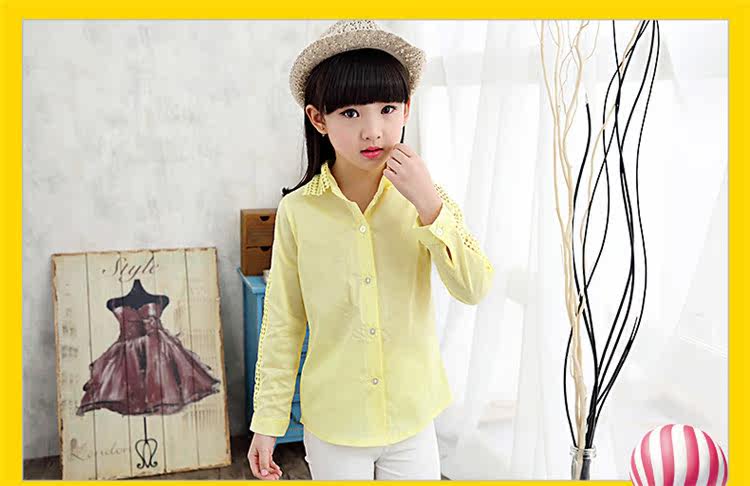 Chemise fille à manche longue - Ref 2085034 Image 20