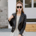 Nornsley 2019 xuân hè mới bằng da PU nữ mùa đông ngắn Phiên bản Hàn Quốc của áo khoác nữ nhỏ áo da biker Quần áo da
