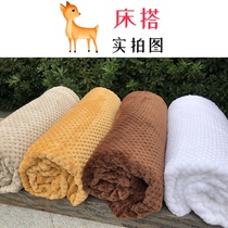 Bed on bed Bedding Bed Flag Small Blanket Suede Blanket Beauty Bed Hood Bed Banner Table Flag Pure color bed Decorated Bed Banner
