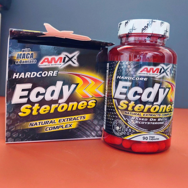 Amix Ecdy-Sterones 90Cps Muscle-Building Steroids Plant-Based Steroids Muscle-Building Capsules