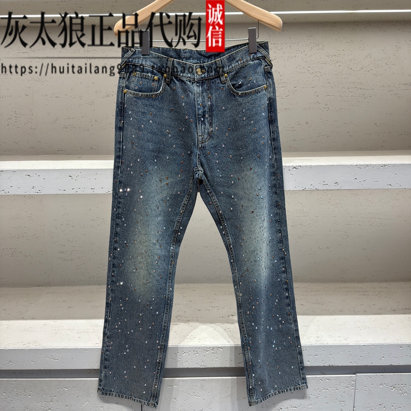 Ed Hardy Genuine Product from the Store, Autumn 2026 Men's Fashion Brand Denim Jeans E1Scm228 4680