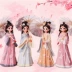 Dòng trang trí cô gái Gege Hanfu sáng tạo Mưa sương mù Cô gái Giang Nam Đồ trang trí trái tim Tặng quà sinh nhật cho cô gái - Trang trí nội thất