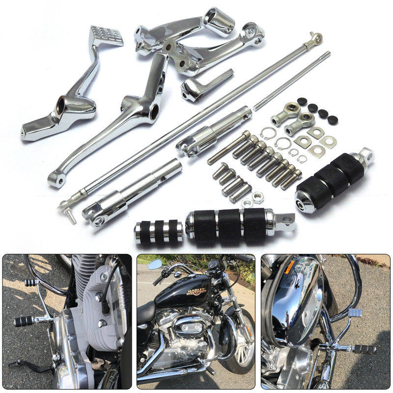 Harley XL883 XL1200 X48 04-21 modified front pedal assembly brake lever gear lever