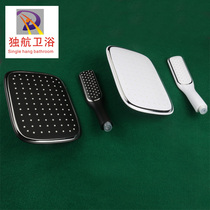 Black shower white shower set handheld shower top spray set paint bathroom shower water spray bath set