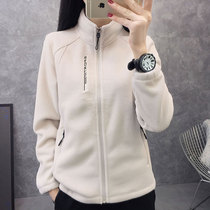 Outdoor autumn and winter rocking grain suede lovers catch suede womens cardiovert jacket thickened warm male punch front blouses windproof abrasion resistant