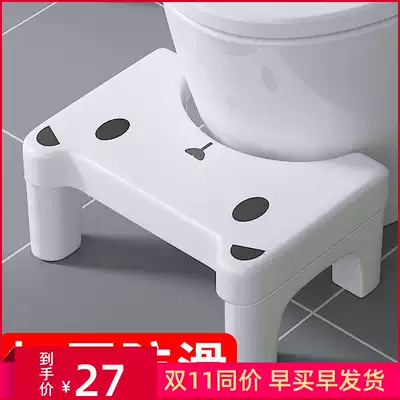 Household toilet stool pad thick footrest plastic squatting pit squatting children's foot pedal stool toilet toilet stool