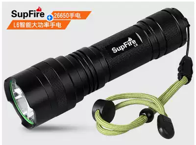 SupFire God fire L6 R5 L2 LED strong light outdoor rechargeable flashlight 26650 lithium battery