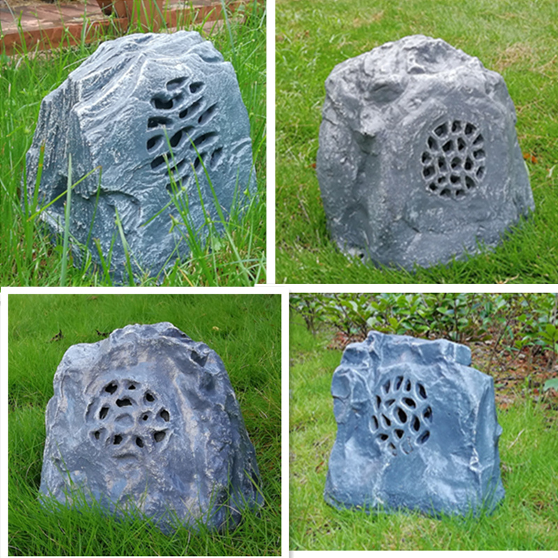 Resin garden lawn speaker community park courtyard square stone lawn audio outdoor waterproof speaker