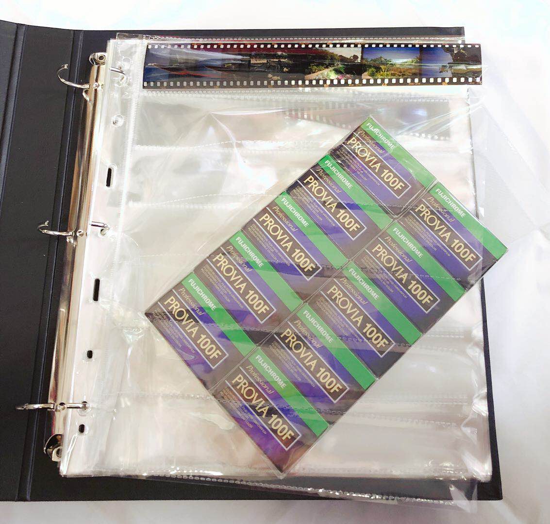 Film book 120 or 135 film roll film book with 50 film bags Acid-free (note size)