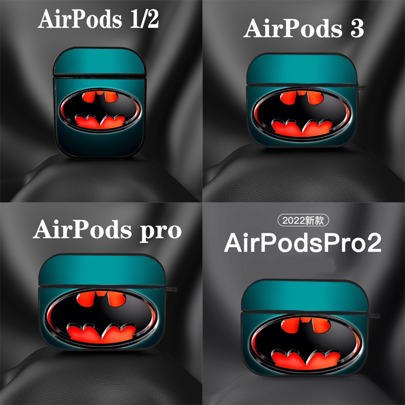 Dc Batman Joker Marvel Hard Shell Female-Friendly AirPods Pro Protective Case for Apple 1/2/3/4 Headphones
