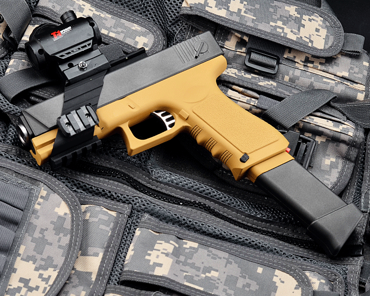 Súng bắn nước Glock G18 súng điện đồ chơi trẻ em có thể tự động quay trở lại súng lục Glock IJia đồ chơi trẻ em thông minh