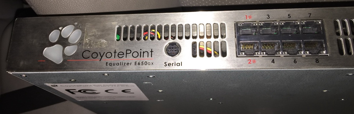 CoyotePoint E650GX 20 port full one thousand trillion 2 Fibre port load balancing device Seven layers L7-Taobao