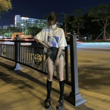 Цветная приталенная джинсовая юбка, шорты, сексуальные штаны, большой размер, А-силуэт