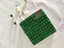 Pool club leather head pole head cover billiards products plastic small head club gun head c6CxqCzYT5