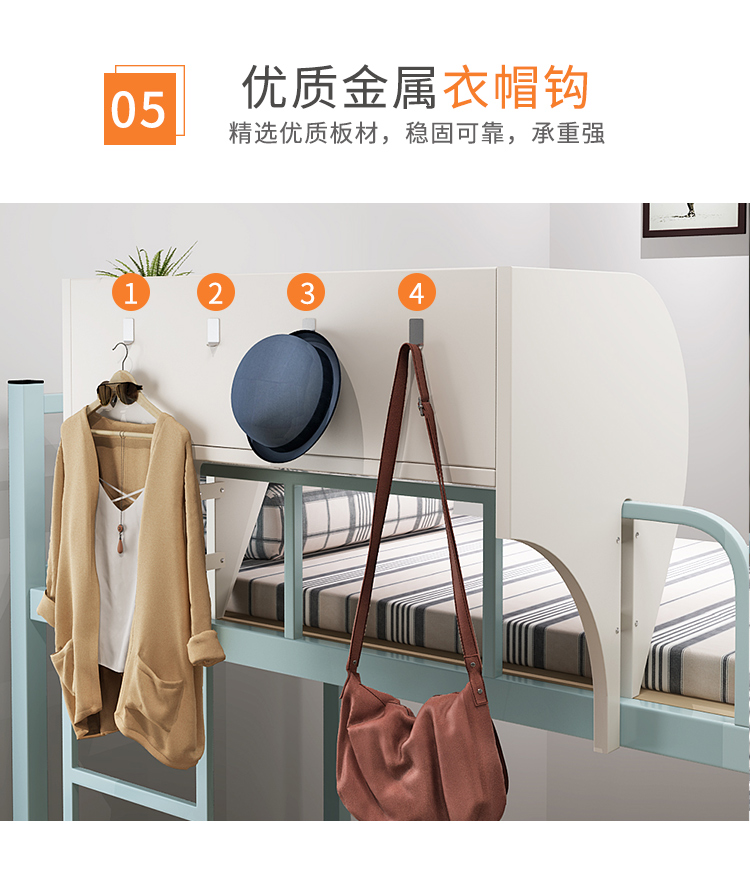 Ký túc xá tạo tác đơn giản treo trên giường tầng máy tính xách tay bàn học đại học với bàn học lười biếng - Bàn bàn gỗ xếp