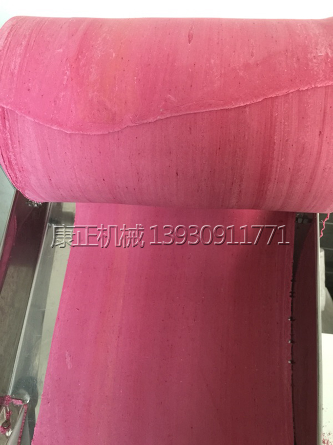 用面條機做蔬菜面效果