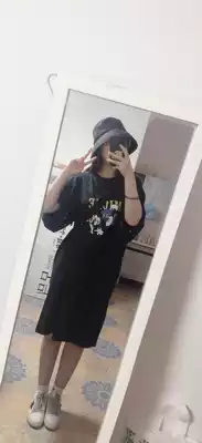 Black buyer show Oh really beautiful European version of T skirt