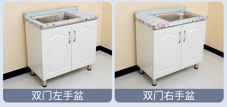 Đơn giản không gỉ tủ bếp thép tủ tủ bếp bồn rửa được lắp ráp tại nhà cho thuê với nền kinh tế tủ tùy chỉnh - Buồng tủ đầu giường