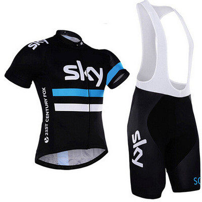 2019 Amazon explosion in stock new SKY summer short-sleeved men's and women's cycling clothing set outdoor cycling clothing