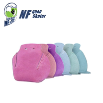 NF roller skating suede toe anti-collision shoe cover protective gear protective cover double row roller skating street roller skating block