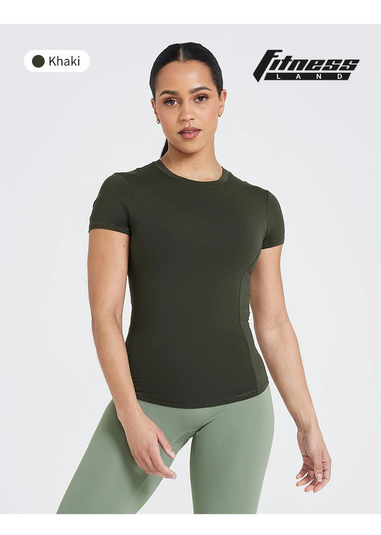 Классика сейчас в наличии ONER ACTIVE плотно движение короткий рукав MELLOW SOFT SHORT SLEEVE T 