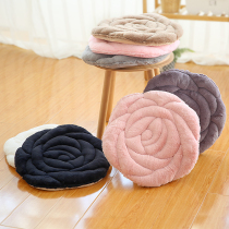 Rose thickened office chair cushion student computer tatami plush breathable butt cushion cushion seat cushion