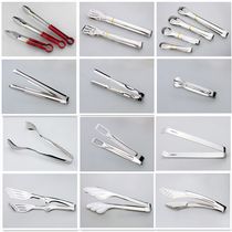 Stainless steel ice clip sugar clip ice cube clip small ice cube clip food bread clip barbecue clip food clip vegetable clip