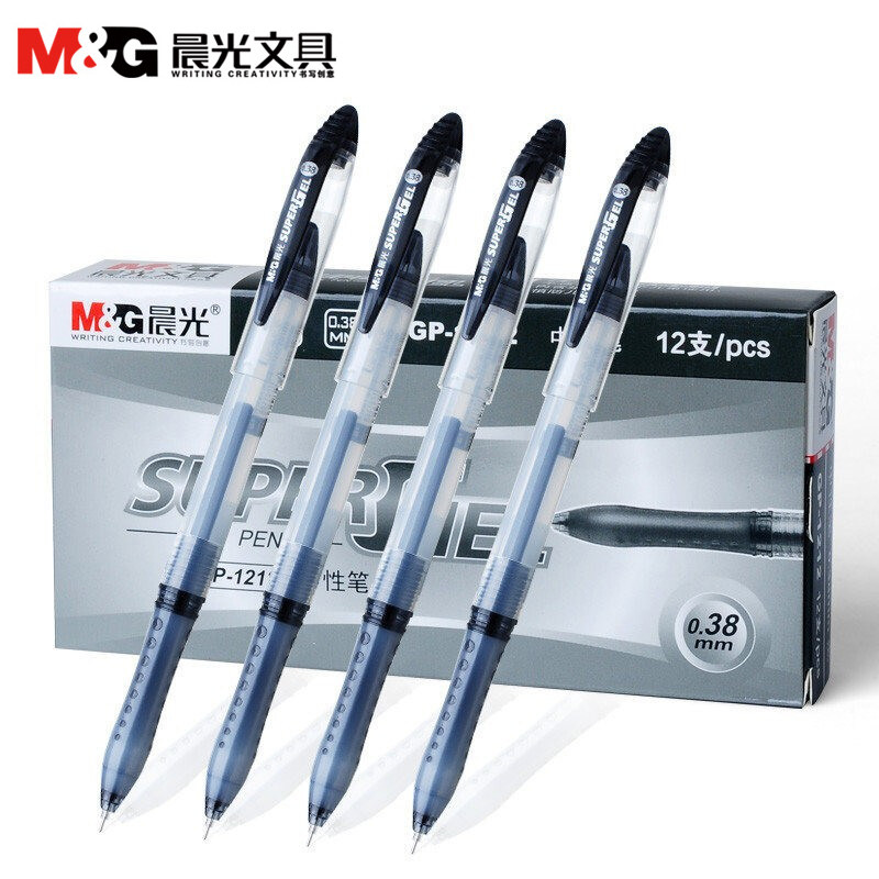 Morning light neutral pen 0 38mm office meeting Carbon signing pen teacher for the student exam dedicated full - pipe water pen