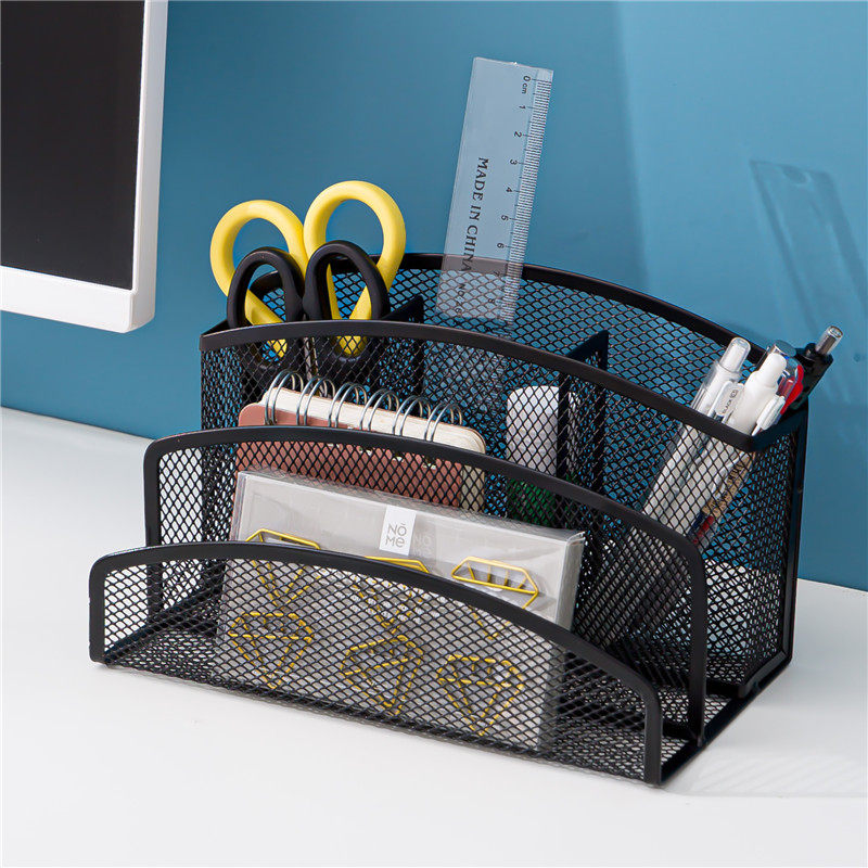 Creative Pen Metal Fashion Office Fittings Bucket Letter Envelope Metal Envelope Multi-function Collection Box