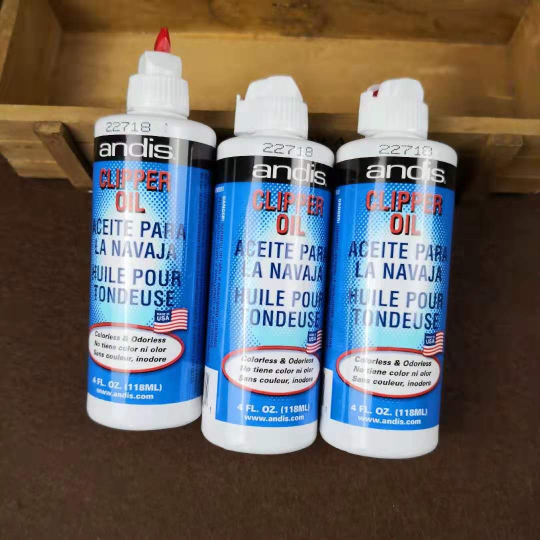 Andis electric push with lubricating oil cleaning oil maintenance Andis electric push with cutting oil for hair stylists
