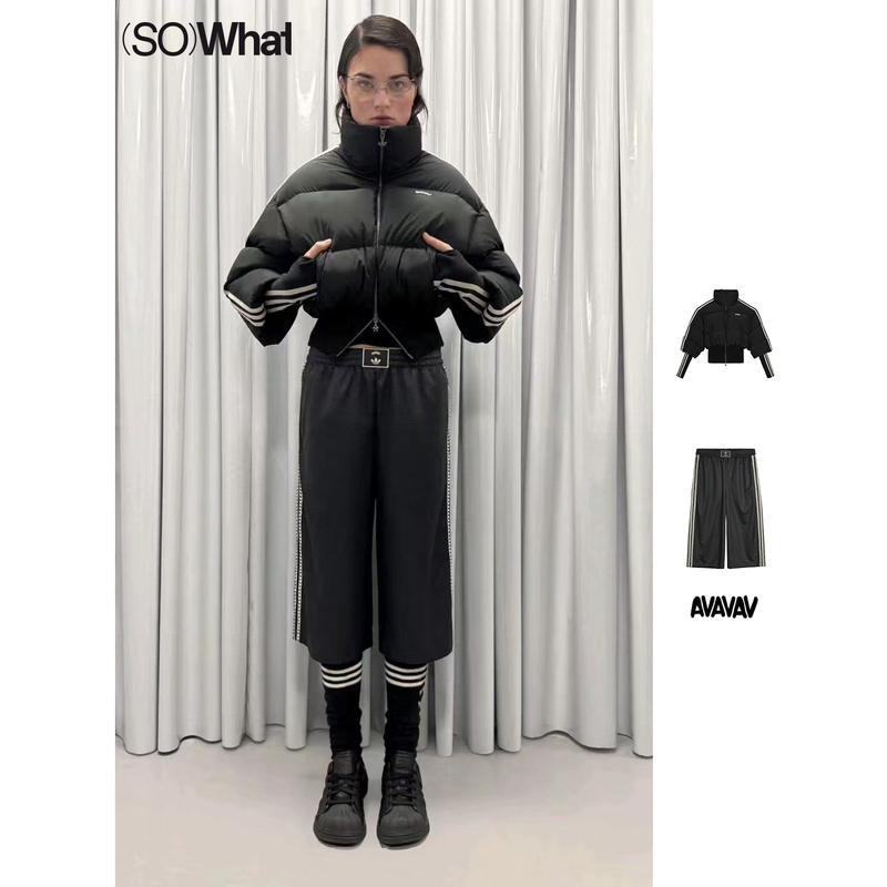 In Stock 50% off Sowhat Buyer's Store Adidas Originals X Avavav Ribbed Sleeve down Jacket
