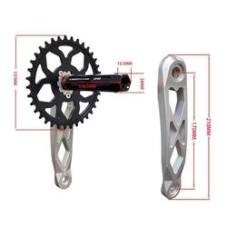 산악 자전거 중공 크랭크 24축 170mm 크랭크