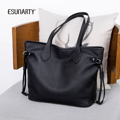 Портативная сумка через плечо, вместительная и большая сумка на одно плечо, из натуральной кожи