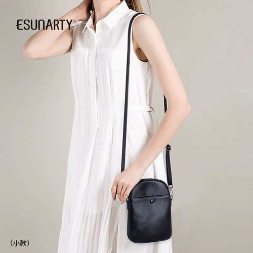 Сумка для телефона, сумка через плечо, маленький мобильный телефон, демисезонная сумка на одно плечо, из натуральной кожи