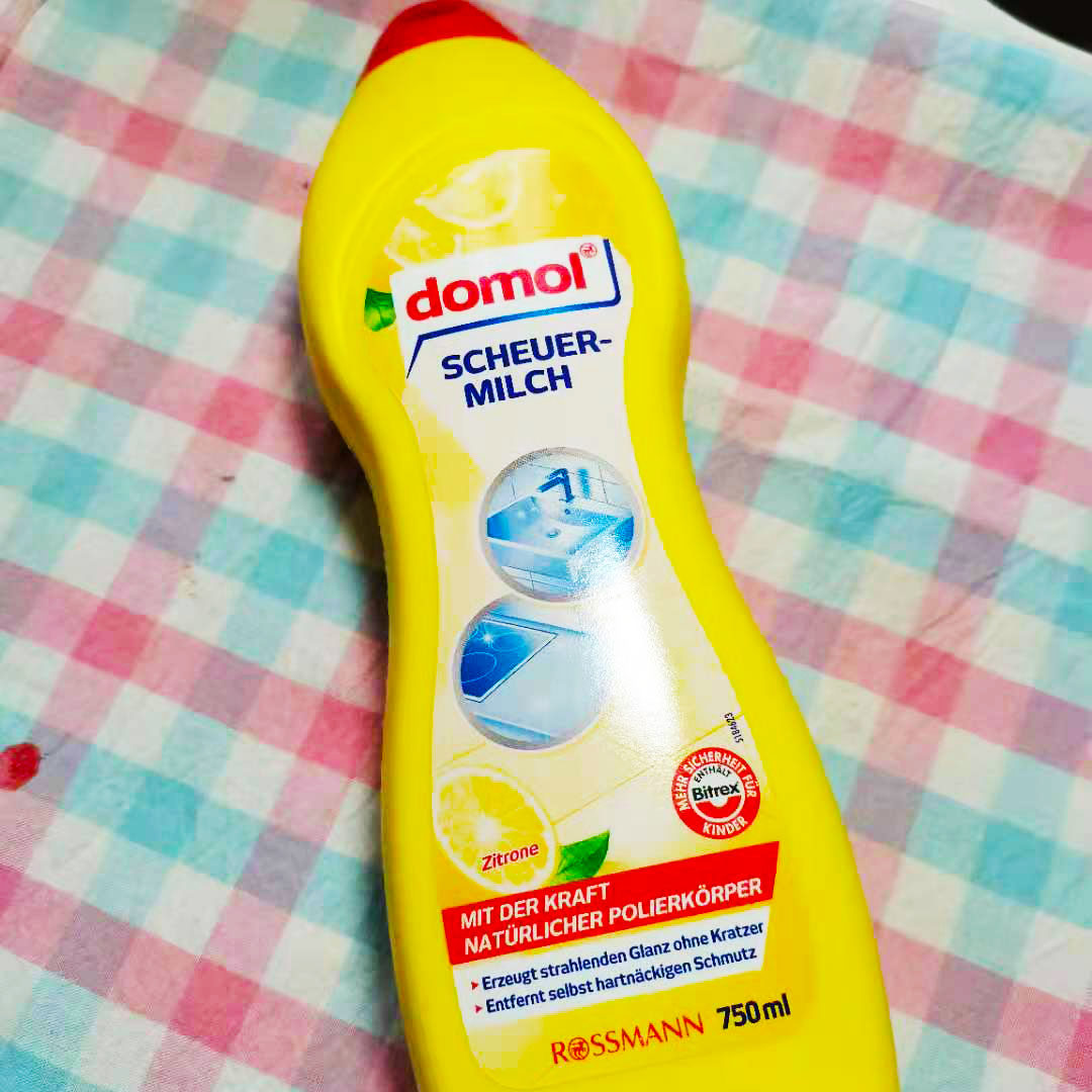 German multi-purpose cleaner kitchen bathroom tile glass stainless steel metal cleaning milk decontamination paste 750ml