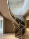 2026 New Water Drop Staircase Chandelier for Self-Built Houses, High-Ceiling Apartments, Lofts, Duplex Villas, Living Room Suspended Chandelier