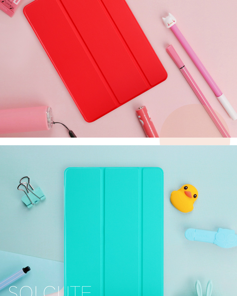 2018 mới của Apple iPad trường hợp air2 2017 mới siêu mỏng 9,7 inch tablet Pro11 5 inch vỏ da thả kháng Pro10.5 vỏ A1893 / A1822 triple - Phụ kiện máy tính bảng vỏ ipad