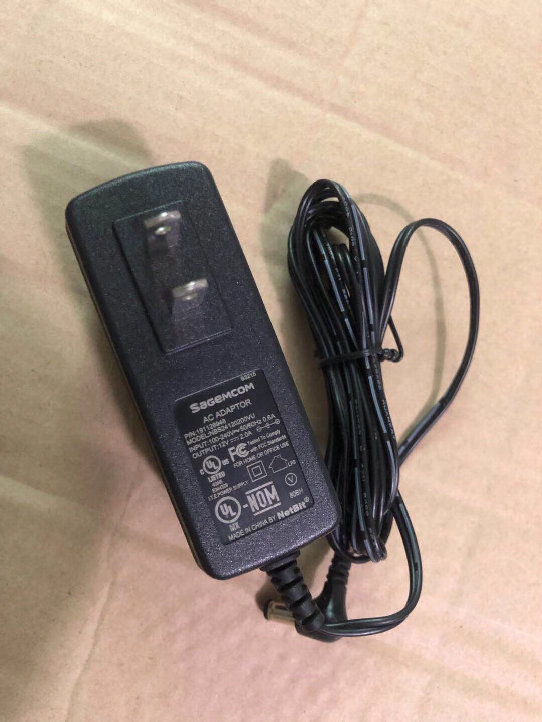 Original loaded SAGEMCOM sakim 12V2A power supply connector high power wireless router Motorola