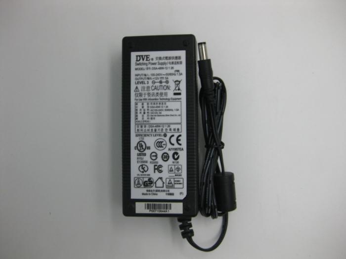 DVE Original Power Supply 12V5A 8-character Tail Adapter DC 5 5 2 1 Interface