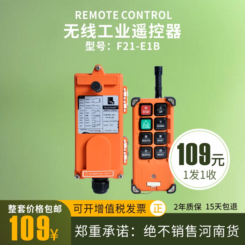 Taiwan Yuding wireless industrial remote control F21-E1B Crane crane hoist CD remote control