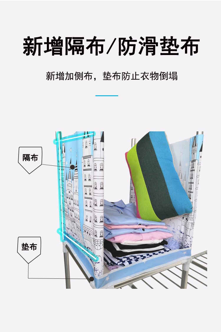 Tủ quần áo đơn giản nền kinh tế hiện đại lắp ráp vải vải tủ quần áo cốt thép đơn giản đậm tủ quần áo nhà cho thuê - Buồng tủ nhựa trẻ em