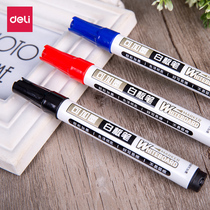 Del s507 whiteboard pen black water-erasable three-color color color board pen office supplies stationery wholesale 10 sets