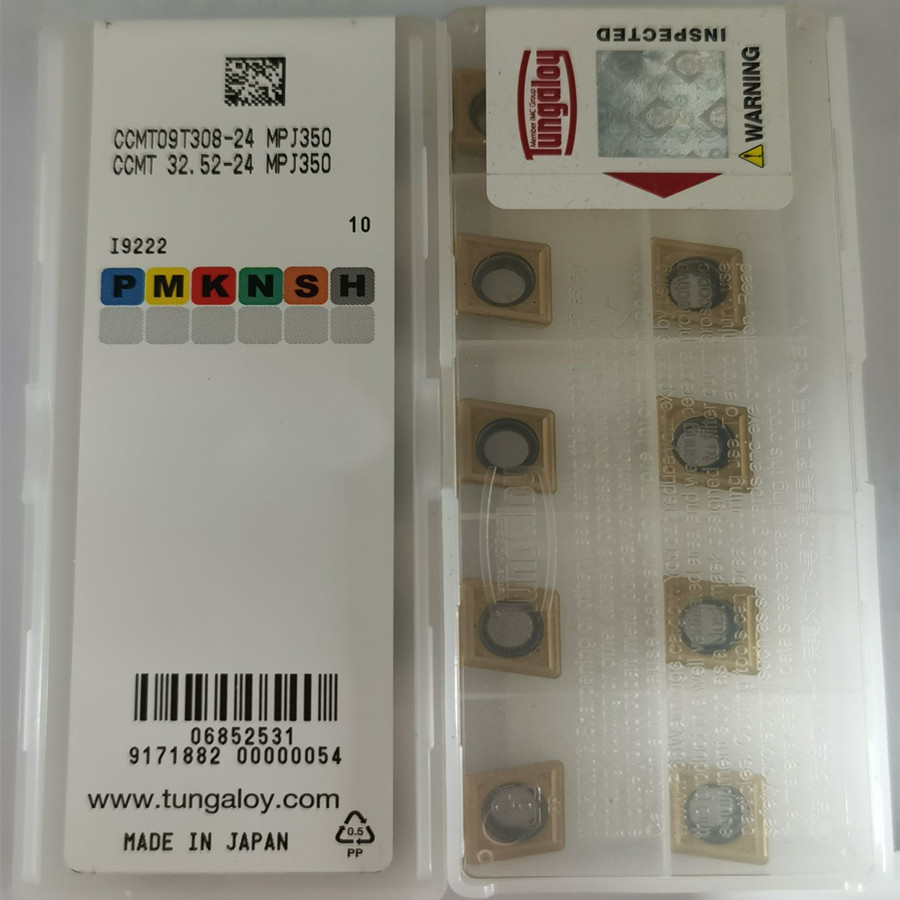 TUNGALOY Tycoro numerical control blade CCMT060208-24 MPJ350 stainless steel with car cutter boring