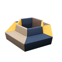 Office hosts sofa minimal modern training institution lounge area Members leisure 100 variant creative sofa